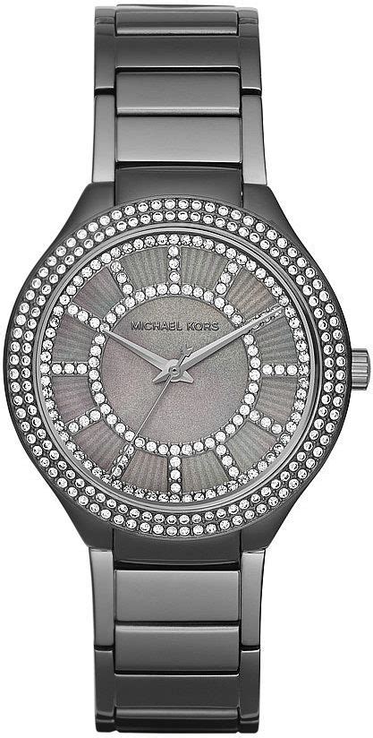 michael kors kerry pave gunmetal watch|Michael Kors watches.